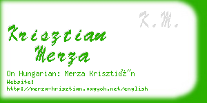 krisztian merza business card